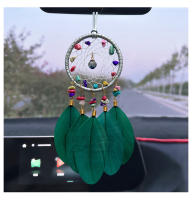 Colgante De Soñador Creativo Con Viento Y Plumas Hecho a Mano Para Colgar En Ventanas Y Habitaciones Decoración Moderna Para El Hogar Regalo De Festival - details 9