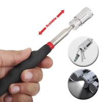 Mini Herramienta Magnética Telescópica Portátil Con Luz Para Recoger Bolas De Tornillo Varita Extendible De Metal Herramienta De Reparación De Coche - details 1