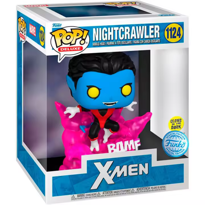 Figura POP Marvel X-Men Nightcrawler ExclusiveFigura  Coleccionable - Idea de Regalo- Mercancia Oficial - Juguetes para Niños y Adultos - Movies Fans - Muñeco para Coleccionistas y Exposición - 1