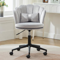 Modern diseño, Changeling Silla, Silla de oficina, respaldo en forma de pétalo, cojín lumbar en forma de Mariposa, regulable en Altura, suave cojín de asiento. Adecuado para Sala de estar, dormitorio, oficina, etc. - details 0