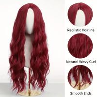 Pelucas Sintéticas De Onda Profunda Para Mujeres Negras Peluca Rizada Suave Natural Color Negro Reemplazo Para Uso Diario Y Fiestas 30 Pulgadas - details 5
