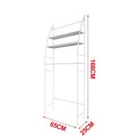 Estantería metal multiuso sobre la lavadora, aprovecho de espacio, organización de hogar medidas de 65 x 25 x 166 cm - details 0