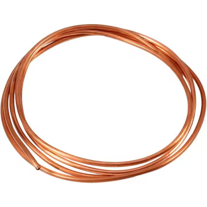 Rollo de 2 m de tubo de cobre blando, 4 mm de diámetro y para tuberías de refrigeración (4 mm de diámetro exterior, 3 mm de diámetro interior) - 1