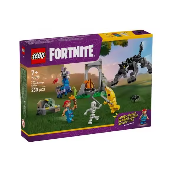 LEGO FORTNITE CAMPAMENTO DE BANANO Y BUJIA - 1