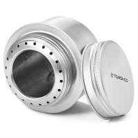 TOMSHOO Estufa Portátil De Aleación De Aluminio Mini Para Camping Y Senderismo Con Tapa Quemador De Viaje Para Cocinar a Base De Alcohol Sólido - details 8