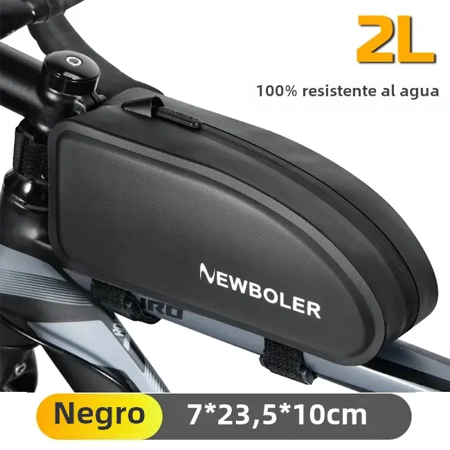 Bolsa De Bicicleta NEWBOLER Impermeable Para Ciclismo Capacidad Grande MTB Carretera Accesorios De Bicicleta Negro - 1