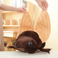 Muñeco De Peluche Creativo De 48cm Simulación De Insecto Cicada Suave Almohada Regalo Para Niños Amigos Juguete De Engaño Decoración - details 10