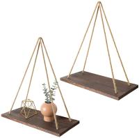 Estante De Pared De Madera Con Soporte Para Macetas Y Silla De Correa Decoración Nórdica Moderna Para El Hogar Diseño Simple Montaje En Pared - details 6