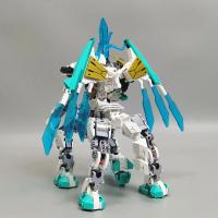 Bloques De Construcción Creativos Serie Mecha Batalla Deformada Dragón Blanco Caballo Modelo Juguetes Transformables Para Niños Regalos Tamaño Pequeño Compatible Con Lego Material ABS - details 11