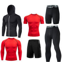 Camiseta De Compresión Para Correr En Hombre Camiseta De Fútbol De Secado Rápido Camiseta Deportiva Tensa Para Gimnasio Y Fitness Manga Corta Transpirable - details 19
