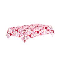 Mantel Desechable Romántico Para El Día De San Valentín 2025 Con Estampado De Amor Decoración Duradera Y Estilizada Para Fiesta - details 5