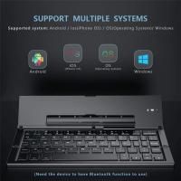 Teclado Bluetooth Plegable Portátil Para Viaje Compatible Con iPhone Xs Max iPad iPad Mini 4 Samsung Tableta Android Estilo Ergonómico Mini Para Tablet Y Laptop - details 0