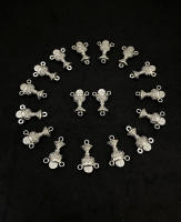 10Pcs Centros De Sagrario Católico En Metal Para Rosario Comunión Conector De Medalla De Copa Accesorios DIY Para Joyería - details 1