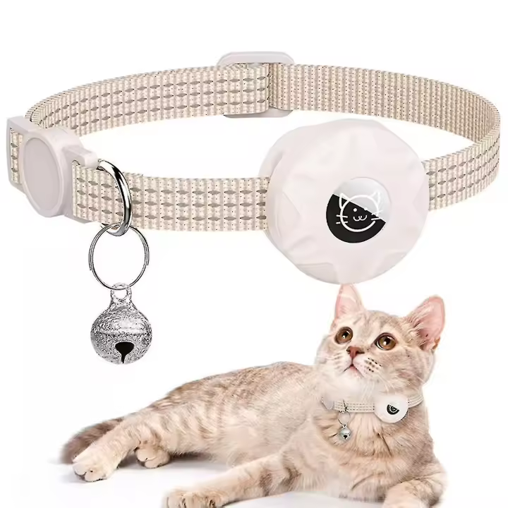 Collar para Gatos Airtag, collar para gatitos, collar Airtag with GPS y soporte para Airtag, para Niños, Gatos y Perros - 1