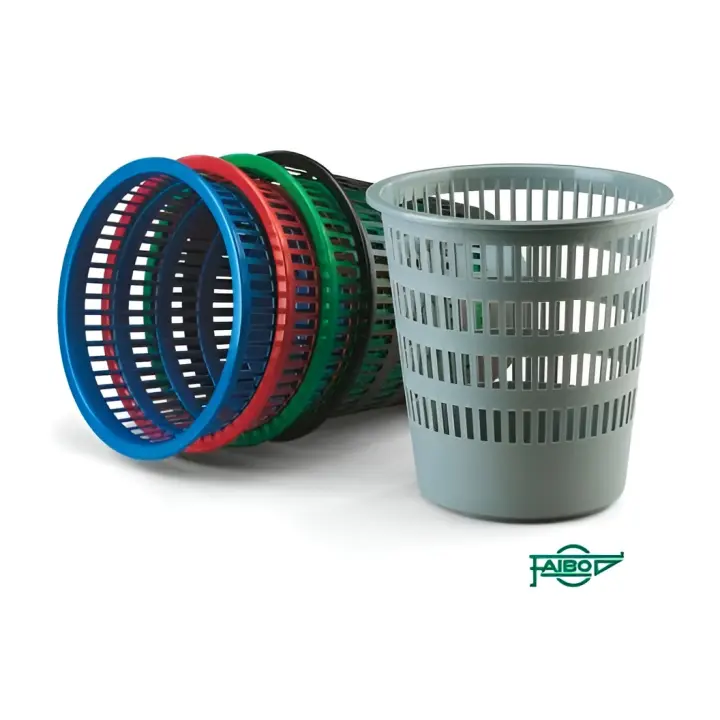 Faibo papelera de plástico rejilla capacidad 16 litros 310x315 mm serie 306 azul - 1