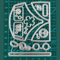 Nueva Decoración De Coche Para Autobús Corte Metálico Herramientas De Manualidad Para Scrapbooking Estampado Decorativo - details 3