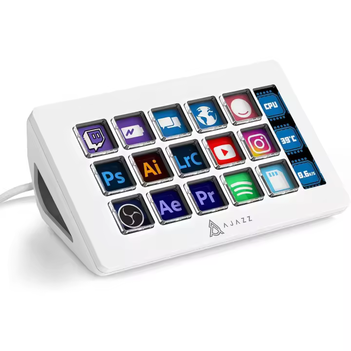 AJAZZ Volume King AKP153 Panel De Control Para Escritorio Con Teclas De Acceso Rápido Programables Para Tuning En Vivo Y Speculación De Mercado Bajo Originales De China - 1