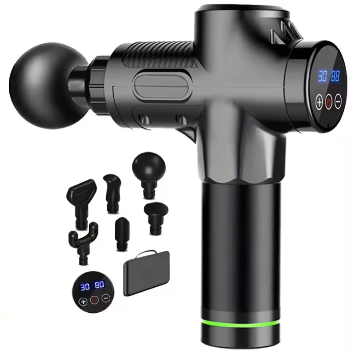 Masajeador Eléctrico De Masaje Profundo Para Músculo Y Banda 30 Grados Relajación Corporal Y Cuello Reducción De Ruido Equipo De Fitness Para Hombres Y Mujeres - 1