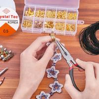 Kit De Accesorios De Joyería De Aleación Con Anillos Saltarines Y Gancho Para Pendientes Herramientas De Reparación Y Fabricación De Joyas - details 1