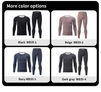 Conjunto De 2 Piezas Para Hombre Traje Caliente De Manga Larga Para Otoño E Invierno Pantalones Con Cintura Elástica Y Camiseta Deportiva Casual Joker - details 0