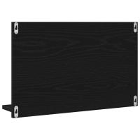 Espejo de baño vidaXL Negro Roble 60x10,5x37 cm Madera de ingeniería - details 3