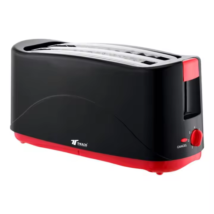 Tostador Eléctrico 4 Rebanadas, 7 niveles de tostado, 1300W - 1