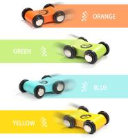 Juguete De Madera Para Niños Carro De Deslizamiento Con Carril De Carreras Y Slides Mini Juego De Coches Modelo Colorido Para Niños Juguetes Educativos Sin Batería - details 7