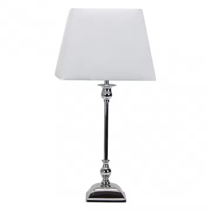 Lámpara de Mesa FABRILAMP Sobremesa Percasol 1xe27 Cromo 52x25x25 Cm - 1