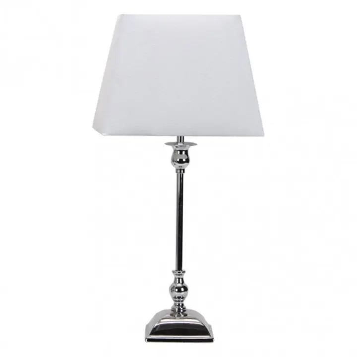Lámpara de Mesa FABRILAMP Sobremesa Percasol 1xe27 Cromo 52x25x25 Cm - 1
