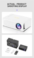 Miniproyector, proyector portátil para dibujos animados, regalo para niños, proyector de películas para exteriores, proyector de video LED Pico para cine en casa, compatible con teléfonos inteligentes, HDMI, USB, AV, Fire Stick, PS5 - details 14