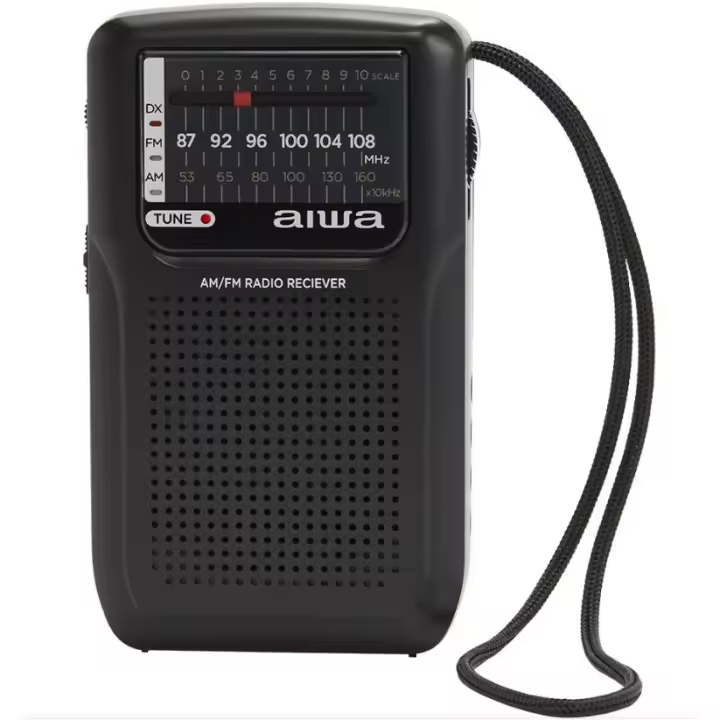Aiwa RS-33 Radio Portátil de Bolsillo – Diseño Compacto, Sonido Claro y Perfecto para AM/FM - 1