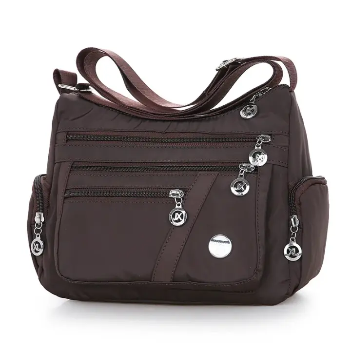 Bolso De Hombro Impermeable Oxford Para Mujer Bolso Cruzado Multifuncional Bolsa De Mano Grande Capacidad Mensajero Casual - 1
