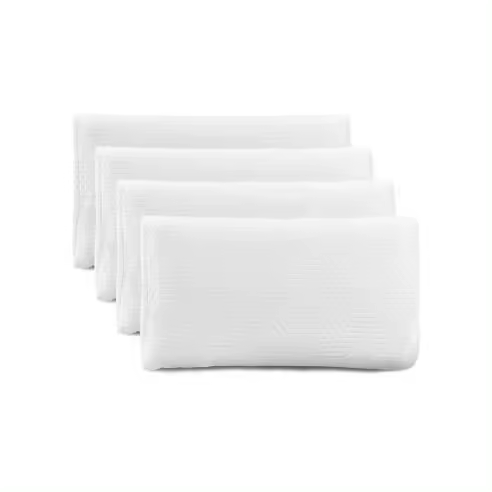 Mediawavestore - Almohadas Cervicales Viscoelástica Frescura Respirable y Aloe Vera - 1