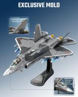 SEMBO Avión De Combate Basado En Portaviones Kit De Construcción De Bloques Para Niños Modelos Militares De Avión Armatos Juguetes Regalos - details 18