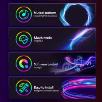 Tira De Luces LED RGB Para Monitor De Computadora Ambiental Con Control APP Inteligente Decoración Para Habitación De Juegos Compatible Con Pantallas De 24-34 Pulgadas - details 4