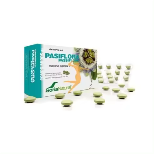 Complemento Alimenticio Soria Natural Pasiflora 60 Comprimidos - 1