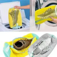 Bolsa De Limpieza Para Zapatillas Máquina De Lavado Bolsa De Lavandería Para Zapatos Y Sandalias Material De Poliéster Estilo Clásico/Posmoderno - details 0
