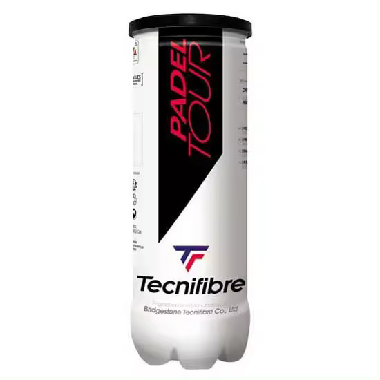 Tecnifibre - Pelotas Pádel Tour (3 Pelotas), Presurizadas y Antihumedad - 1