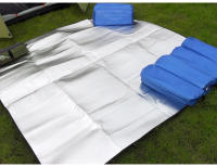 Manta De Camping Espuma Aluminio Tapete De Descanso Térmico Para Acampar Reflectante De Calor Con Espuma EVA Aislante - details 20