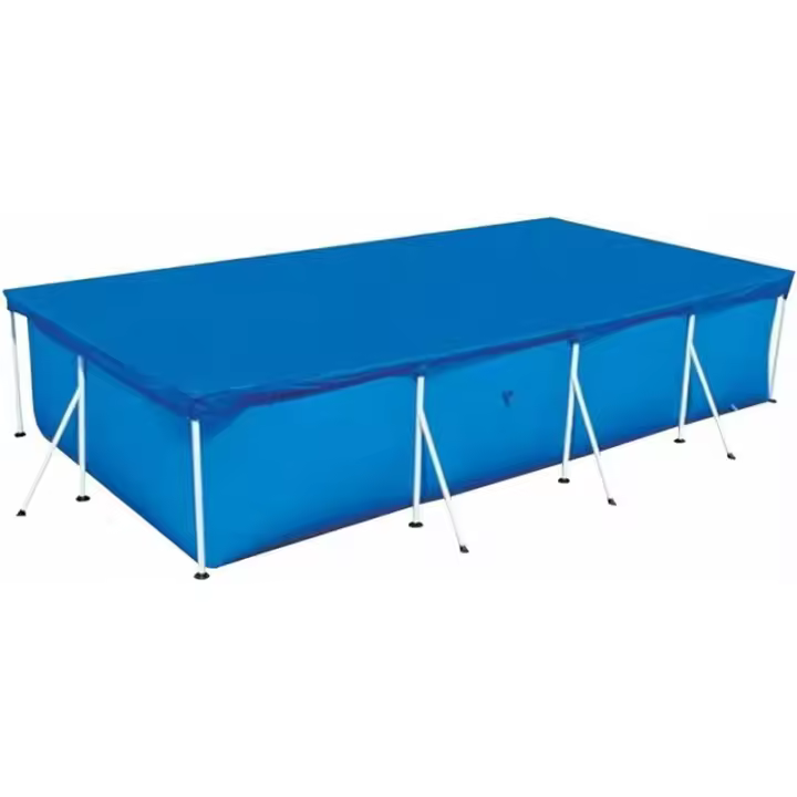 Cobertor Protector para Piscina Tubular Rectangular - Azul - 400x211cm - 1