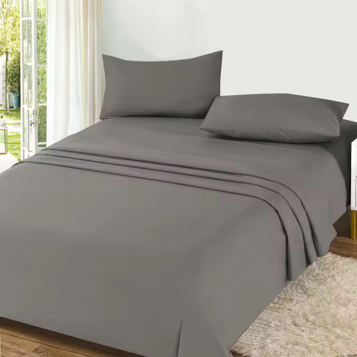 Textilwi - Juego de Sábanas  de 3 o 4 Piezas para Cama 90/105/135/150cm - Suave y Transpirable - Incluye Sábana Bajera Ajustable, Encimera y Fundas de Almohada - 1