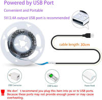 Tiras LED UV Moradas Para Decoración De Navidad 5V USB Ambilight Para TV Iluminación De Juego Flexibilidad Para Habitación Dormitorio - details 2
