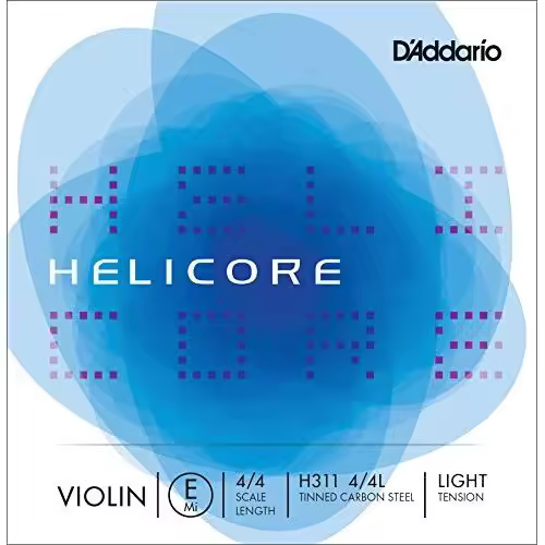 CUERDA VIOLIN-D'Addario (Helicore H311) (Acero) 1ª Bola Medium Violin 4/4 (Mi) E - 1