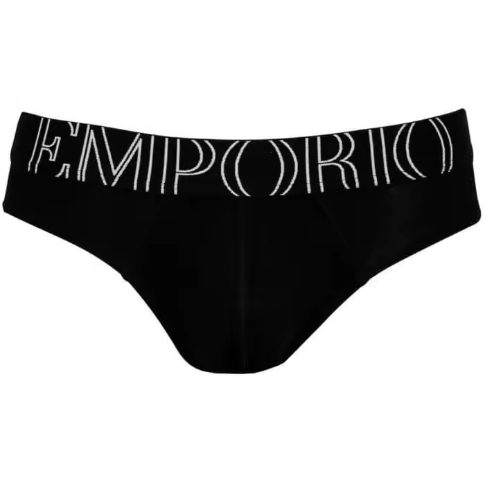 Slip Emporio Armani 110814 CC735 00020 negro - 1