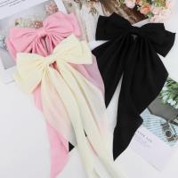 3Pcs Clip Para El Cabello Elegante De Lazo Grande En Satén Para Mujer Accesorios De Cabello Simples Y Solos Barretas De Moda - details 6