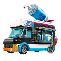 Conjuntos De Bloques Compatible Ciudad Serie Venta De Batido De Pingüino En Vehículo Regalo Para Niños Juguetes De Ensamblaje - details 5