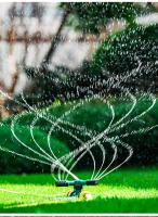 Juego De 4 Aspersores Automáticos Verdes Rotación 360 Grados Riego De Jardín De Verduras Aspersor De Agua Para Riego - details 12