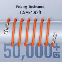 Cable De Carga Rápida USB Tipo C a USB Tipo C 1.5M 120W Para Samsung Xiaomi Cable De Datos Y Carga De Alta Velocidad - details 4