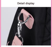 Mochila Oxford Para Mujer 2024 Antirrobo Con Bolsillo Exterior Y Cierre De Cremallera Mochila Escolar Para Adolescentes Decoración Ruched Estilo Moda - details 14