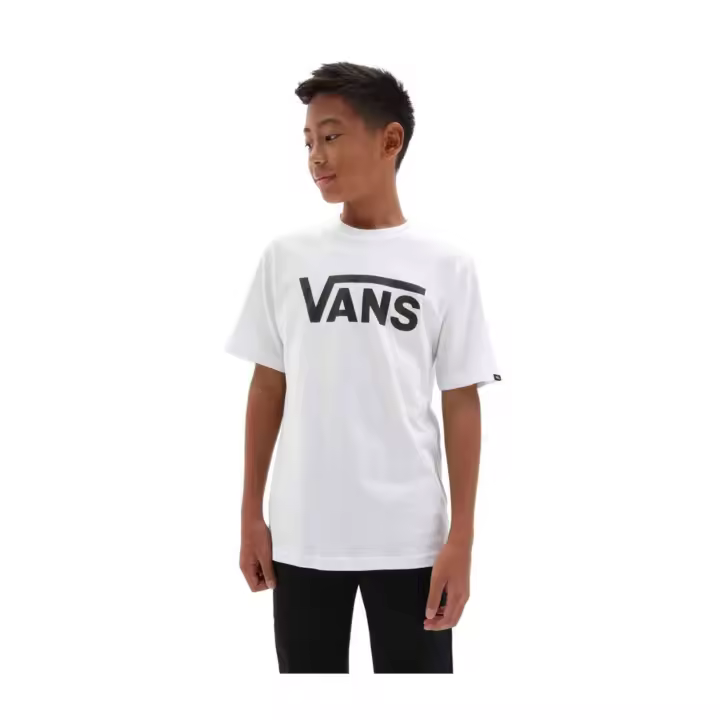 Camisetas De Manga Corta Vans para Niños en color Blanco - 1